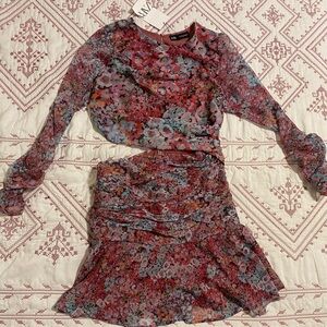 Brand New Zara Floral Dress - Size Medium